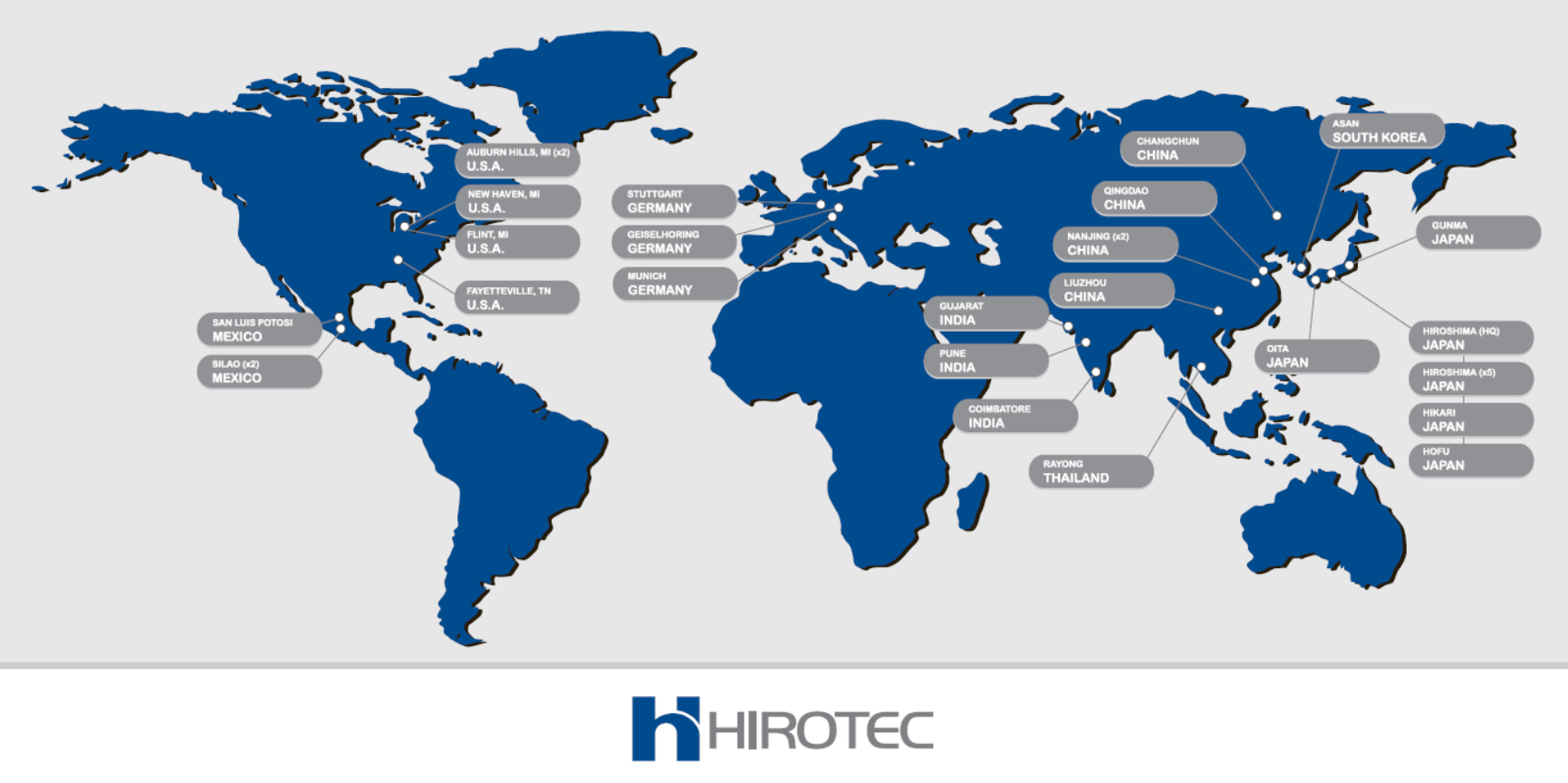 HIROTEC Group Locations